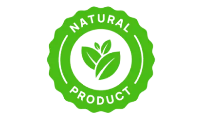 100% Natural badge